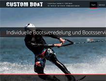 Tablet Screenshot of custom-boat.de